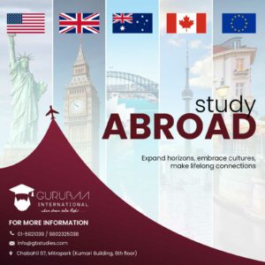 study abroad banner for study abroad through gurubaa